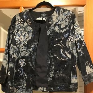 Jean sequined jacket